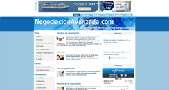 Desktop Screenshot of negociacionavanzada.com